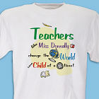Change The World Teacher T-shirt